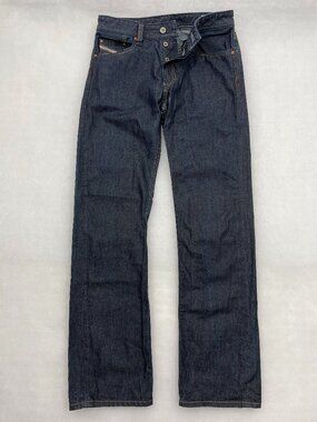 Diesel Larkee Relaxed Comfort Straight Indigo Button Fly Denim Jeans Men's 31x32